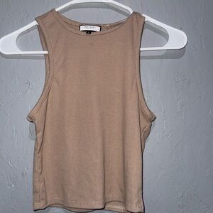 Discreet Beige Tank Top